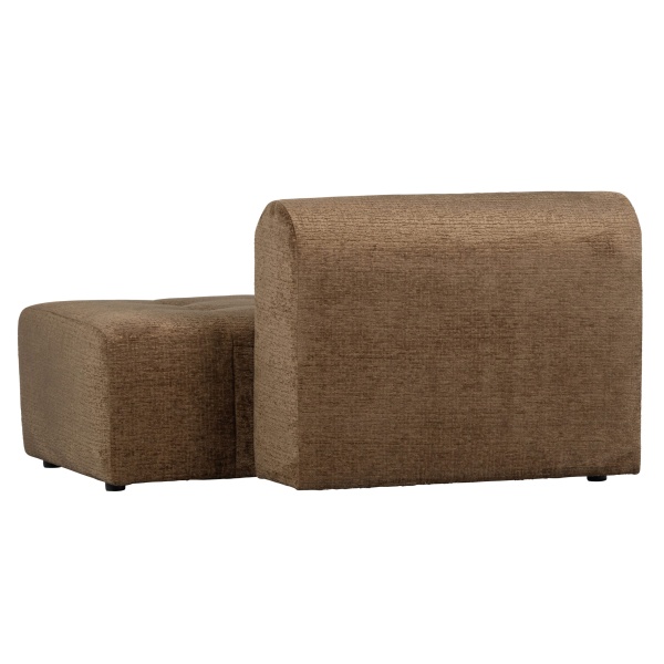 Caleidoscoop 1.5-zits Rug Links Structure Velvet Liqueur