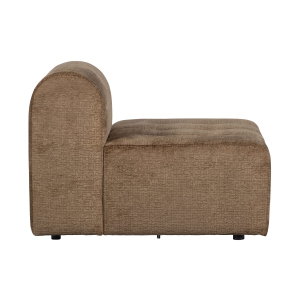Caleidoscoop 1.5-zits Rug Links Structure Velvet Liqueur