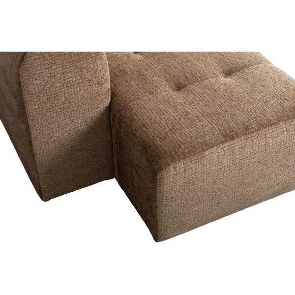 Caleidoscoop 1.5-zits Rug Links Structure Velvet Liqueur