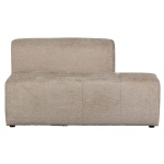 Caleidoscoop 1.5-zits Rug Links Structure Velvet Pearl