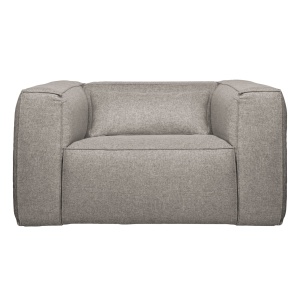 Bean Fauteuil Incl. Kussen Lichtgrijs Gemeleerd