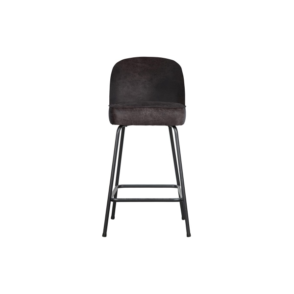 Vogue Barstoel 65cm Leer Zwart
