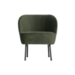 Vogue Fauteuil Fluweel Onyx