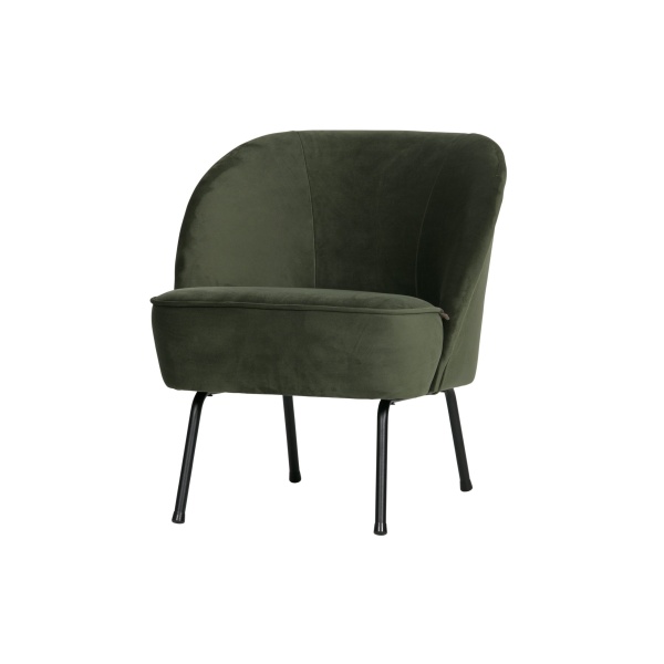 Vogue Fauteuil Fluweel Onyx