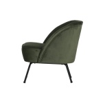 Vogue Fauteuil Fluweel Onyx