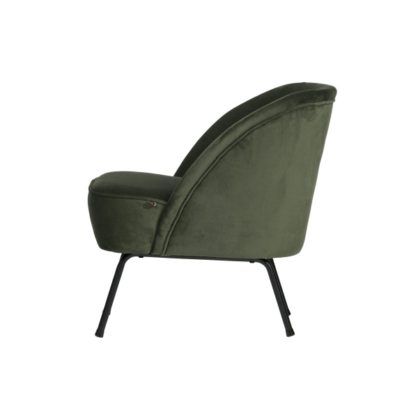 Vogue Fauteuil Fluweel Onyx
