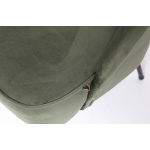 Vogue Fauteuil Fluweel Onyx