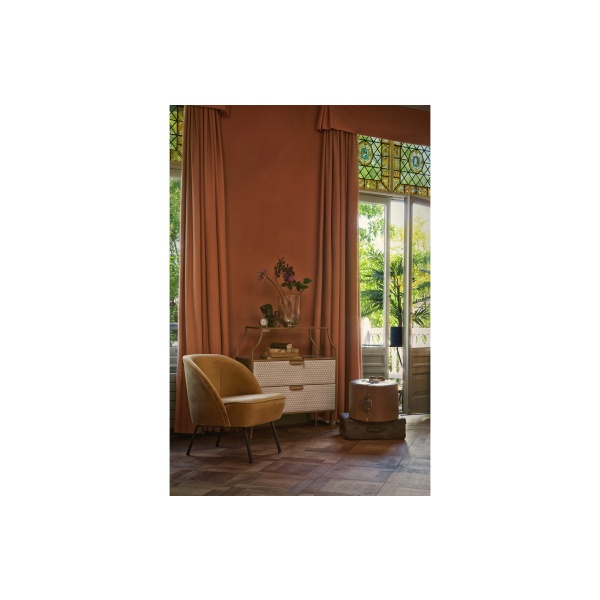 Vogue Fauteuil Fluweel Mosterd