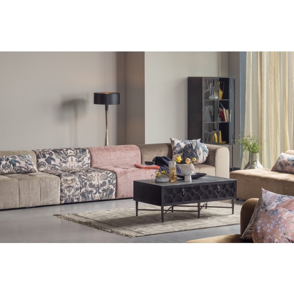 Caleidoscoop 1-zits Zonder Arm Structure Velvet Pearl