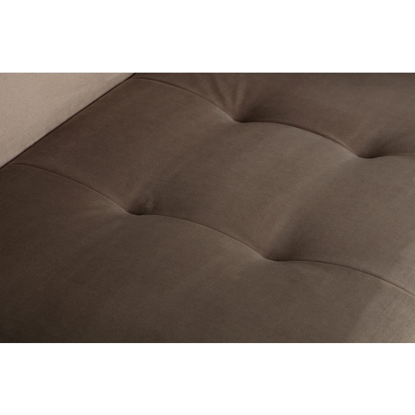 Caleidoscoop 1-zits Zonder Arm Velvet Taupe