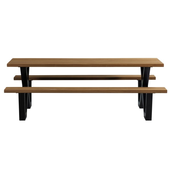 Tablo Outdoor X-poot Picknick Metaal 1 Stuks