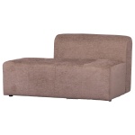 Caleidoscoop 1.5-zits Rug Rechts Structure Velvet Blush