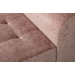 Caleidoscoop 1.5-zits Rug Rechts Structure Velvet Blush