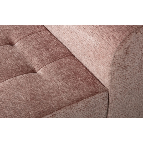 Caleidoscoop 1.5-zits Rug Rechts Structure Velvet Blush