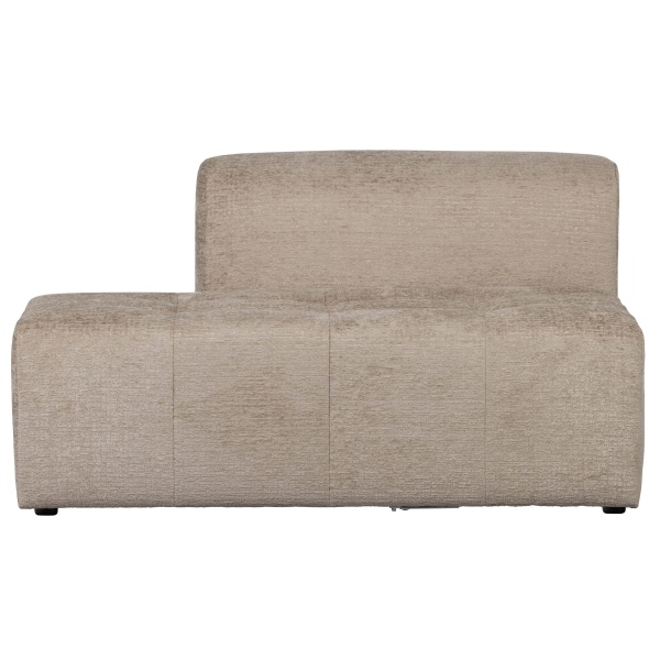 Caleidoscoop 1.5-zits Rug Rechts Structure Velvet Pearl