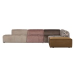 Caleidoscoop 1.5-zits Rug Rechts Structure Velvet Pearl