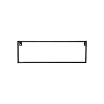 Meert Wandplank Zwart 50cm