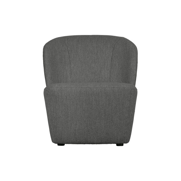 Lofty Fauteuil BouclÉ Staalgrijs