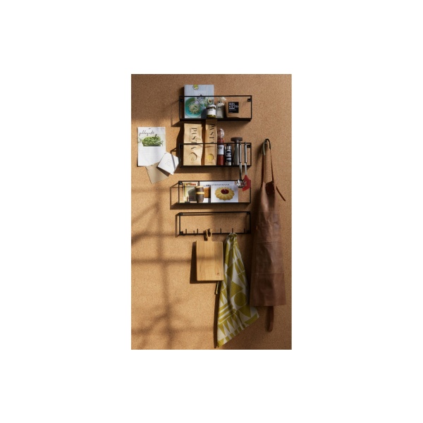 Meert Wandplank Zwart 50cm