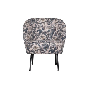 Vogue Fauteuil Fluweel Bouquet Milk