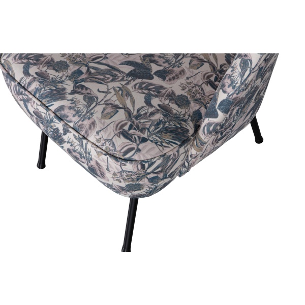 Vogue Fauteuil Fluweel Bouquet Milk
