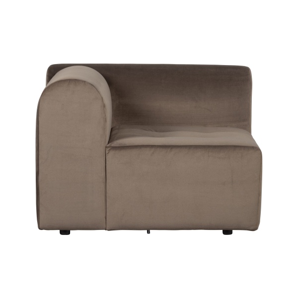 Caleidoscoop 1-zits Arm Rechts Velvet Taupe
