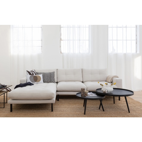 River Chaise Longue Padded Links Naturel