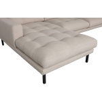 River Chaise Longue Padded Links Naturel