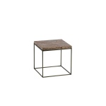 Set V 2 - Mellow Bijzettafels Marmer Antique Brass