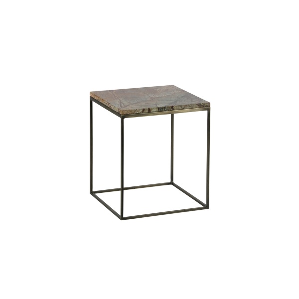 Set V 2 - Mellow Bijzettafels Marmer Antique Brass