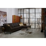 Set V 2 - Mellow Bijzettafels Marmer Antique Brass