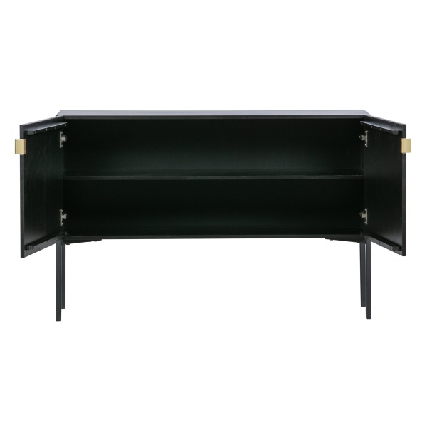 Hero Sidetable Hout/metaal Zwart [fsc]