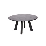 Rhonda Xl Eettafel Ø150cm Eiken Blacknight [fsc]