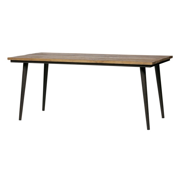 Guild Tafel Naturel Met Zwart Onderstel 220x90