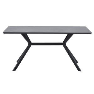 Bruno Eettafel Rechthoek Mdf Zwart 200x90cm