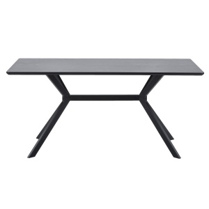 Bruno Eettafel Rechthoek Mdf Zwart 200x90cm