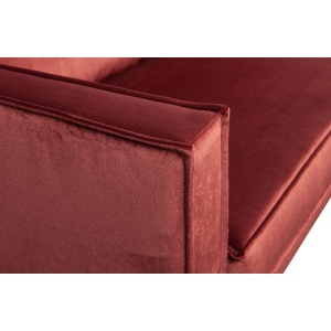 Rodeo Daybed Right Velvet Chestnut