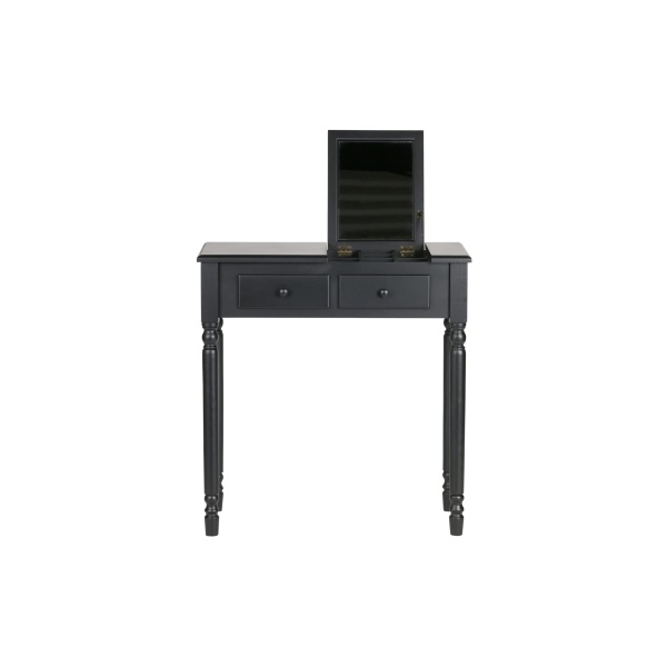Romy Hal/kaptafel Hout Zwart