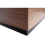 Block Bijzettafel Walnootfineer 40x82 [fsc]