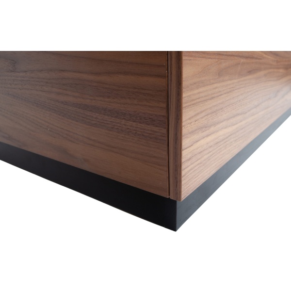Block Bijzettafel Walnootfineer 40x82 [fsc]