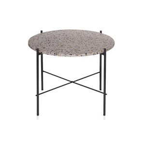Vayen Bijzettafel Terrazzo Grijs 49x63x63