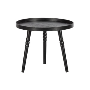 Ponto Bijzettafel Hout Zwart 45xø55