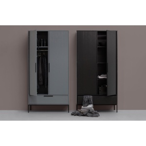 Adam 2-deurs Kast Grenen Steel Grey [fsc]