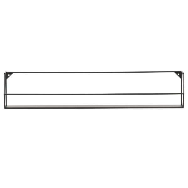 Zeta Wandplank Xl Zwart 80cm