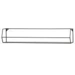 Zeta Wandplank Xl Zwart 80cm