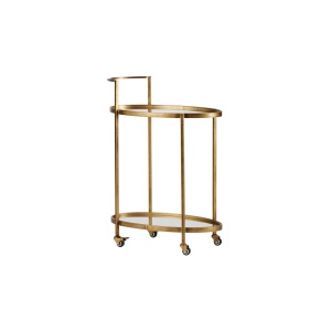 Push Trolley Metaal Antique Brass