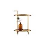 Push Trolley Metaal Antique Brass