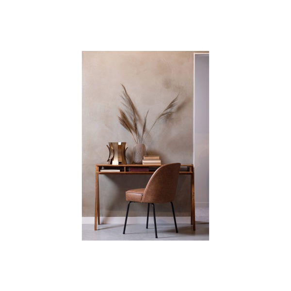 Vogue Eetkamerstoel Leer Cognac