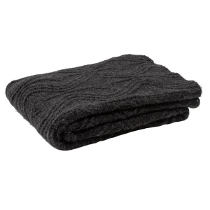 Drake Plaid Chunky Knit Cast Iron 130x170