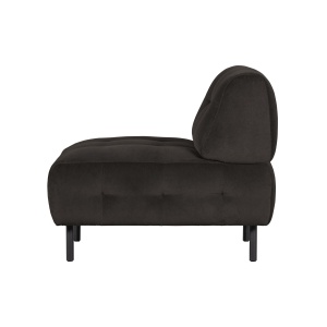 Lloyd Fauteuil Gewassen Fluweel Cast Iron